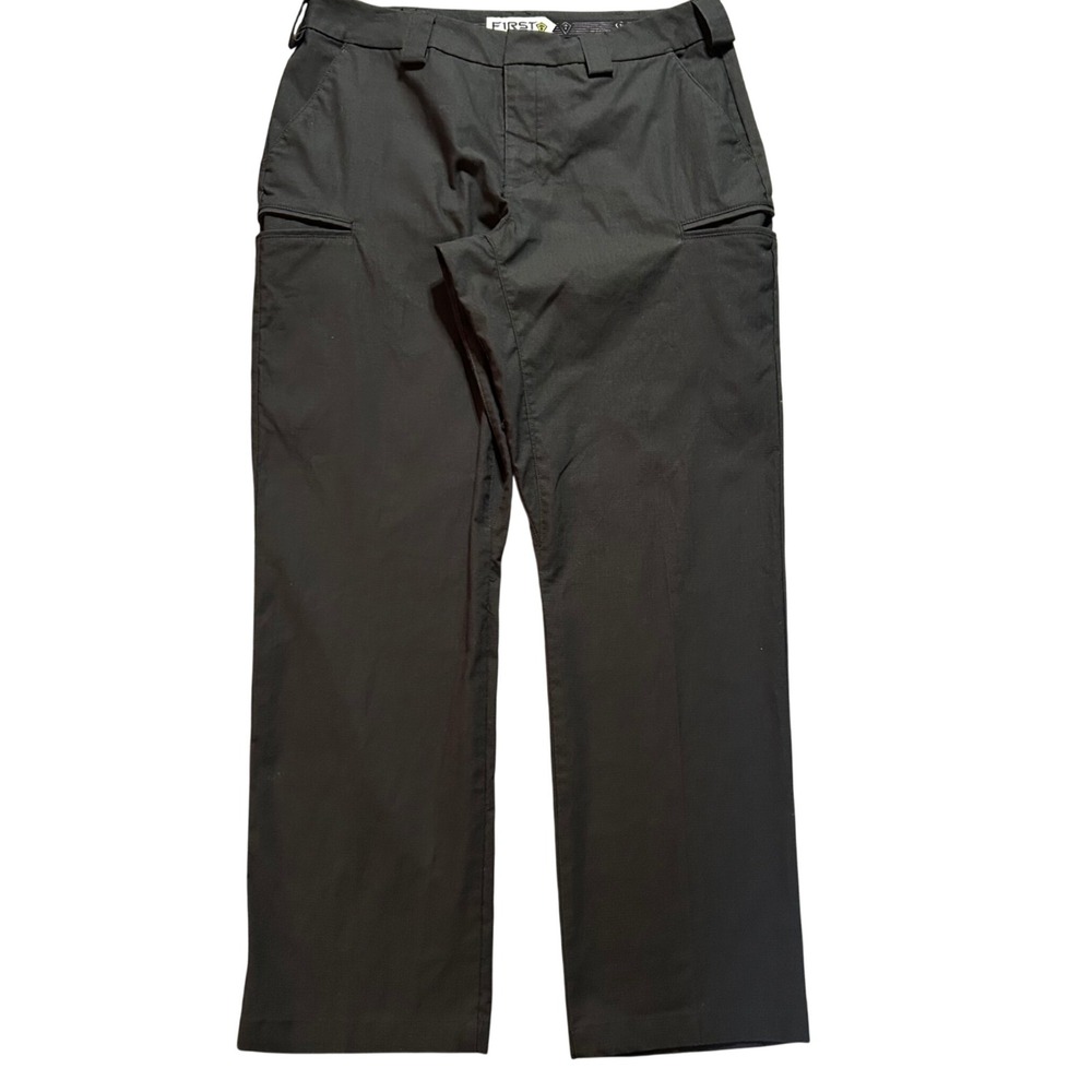 First Tactical Pants Mens 14/U (Fits 34x31) Black Utility Cargo Workwear
